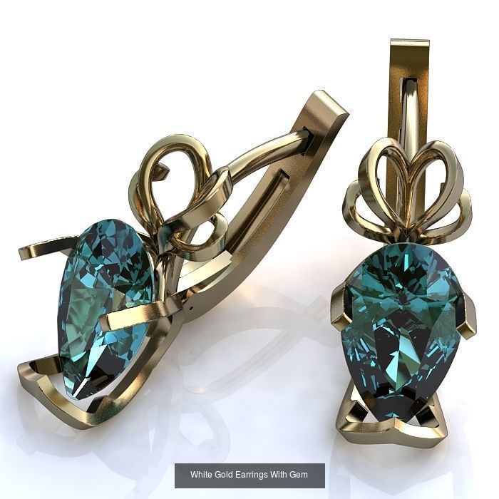 3DM-STL 132 EARRING FILES 3D Model Collection_48