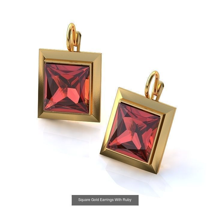 3DM-STL 132 EARRING FILES 3D Model Collection_144