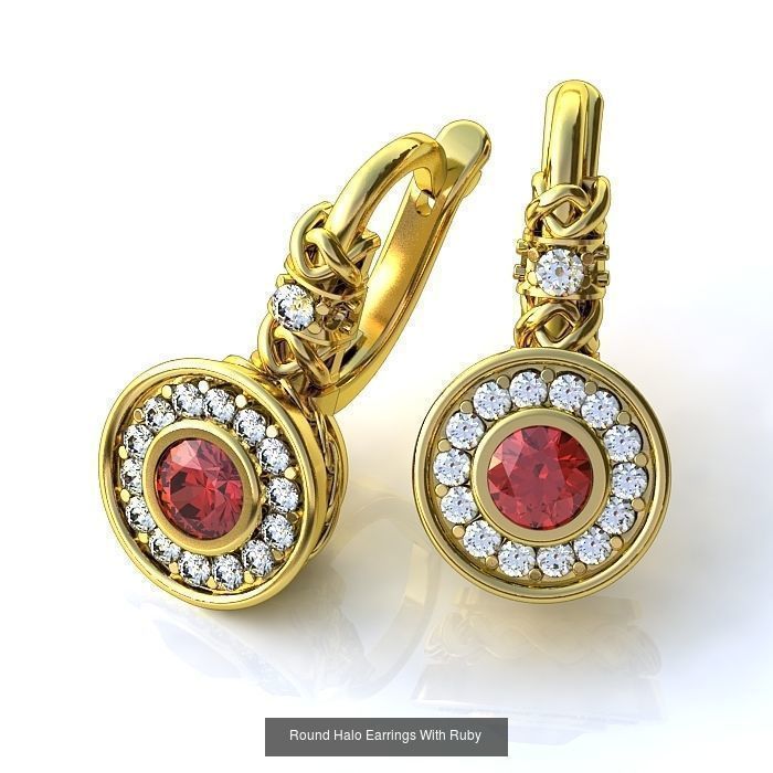 3DM-STL 132 EARRING FILES 3D Model Collection_115