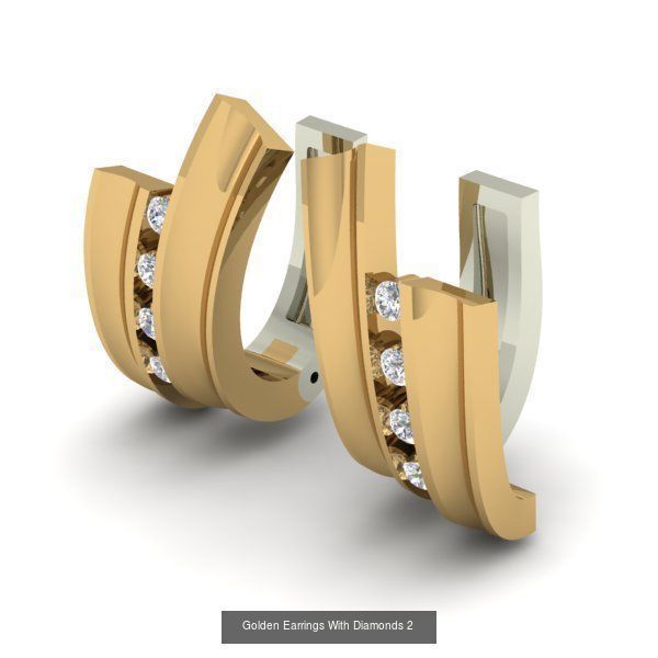 3DM-STL 132 EARRING FILES 3D Model Collection_34