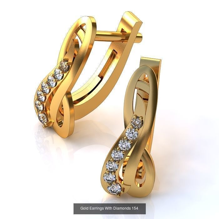 3DM-STL 132 EARRING FILES 3D Model Collection_51