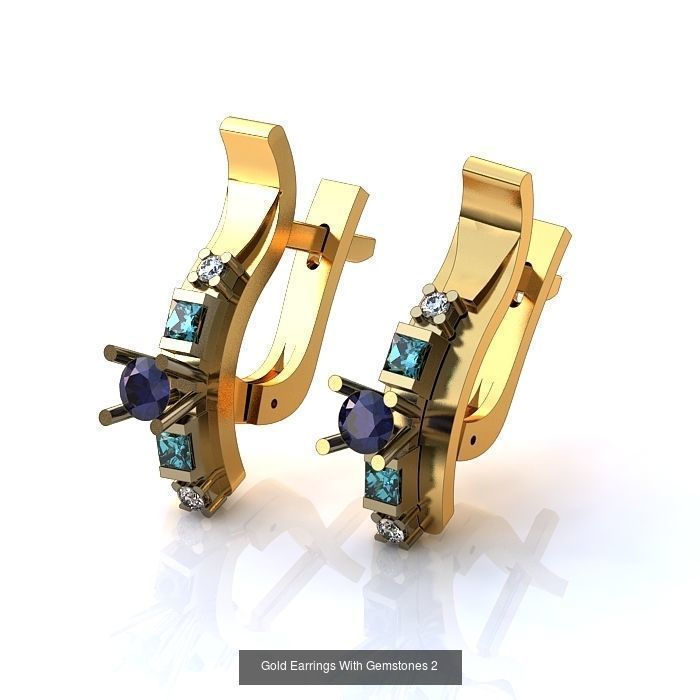 3DM-STL 132 EARRING FILES 3D Model Collection_150