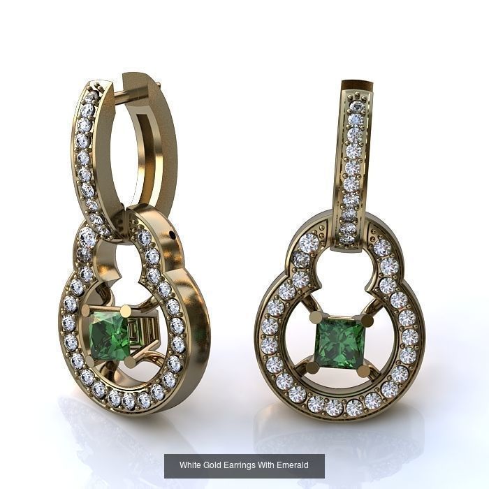 3DM-STL 132 EARRING FILES 3D Model Collection_83