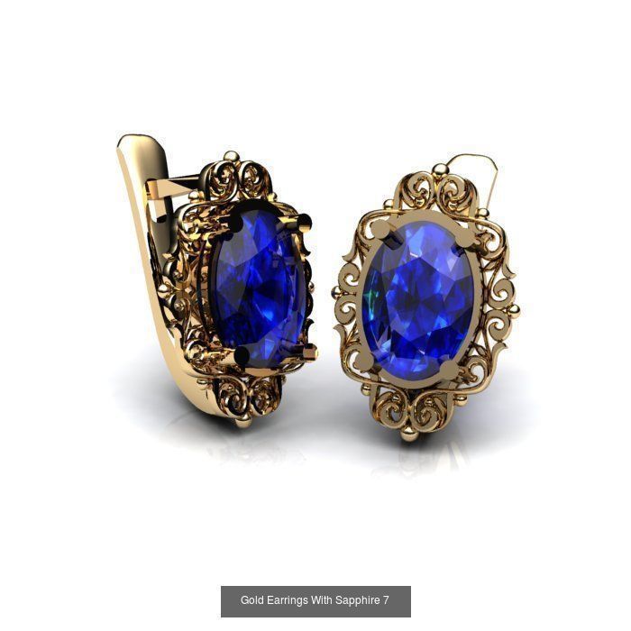 3DM-STL 132 EARRING FILES 3D Model Collection_67