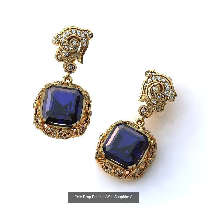 3DM-STL 132 EARRING FILES 3D Model Collection_114