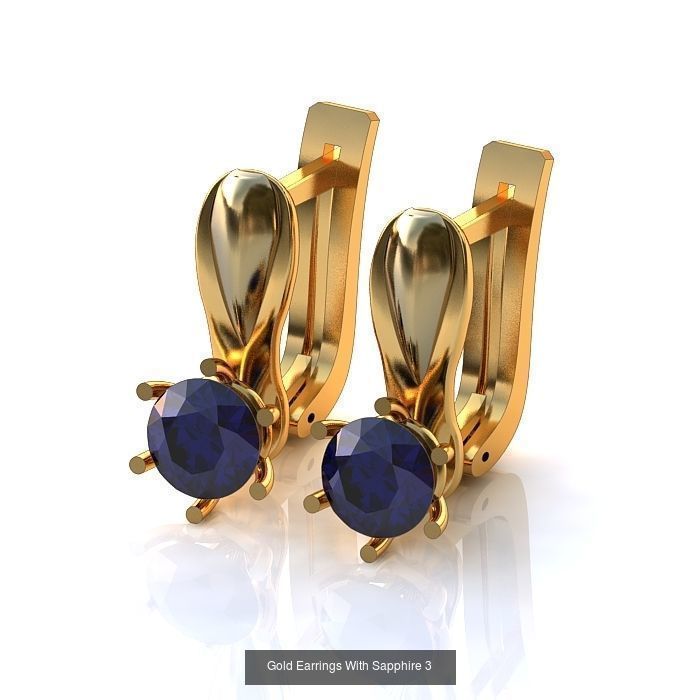3DM-STL 132 EARRING FILES 3D Model Collection_53