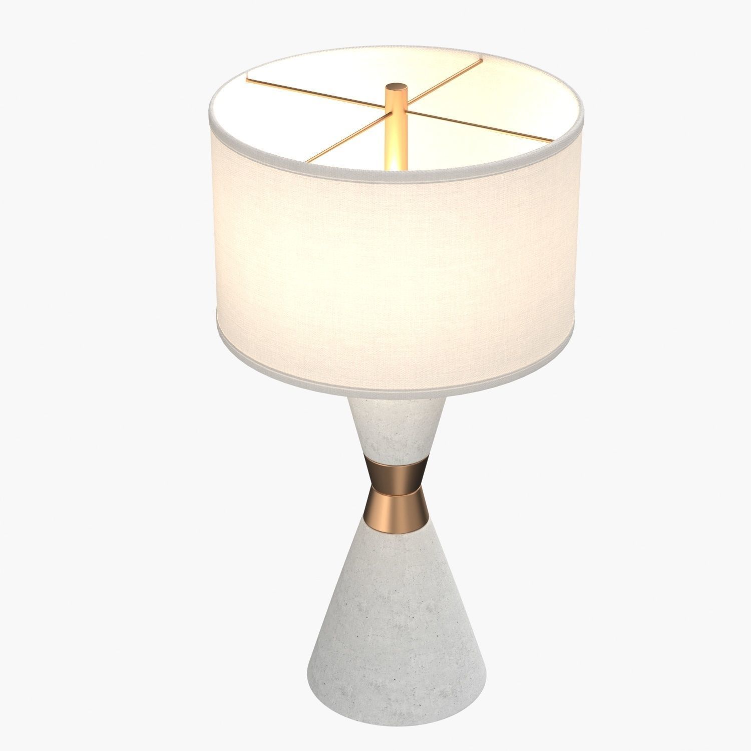 KINGSTOWN TO Two cone lamp 3D model_4