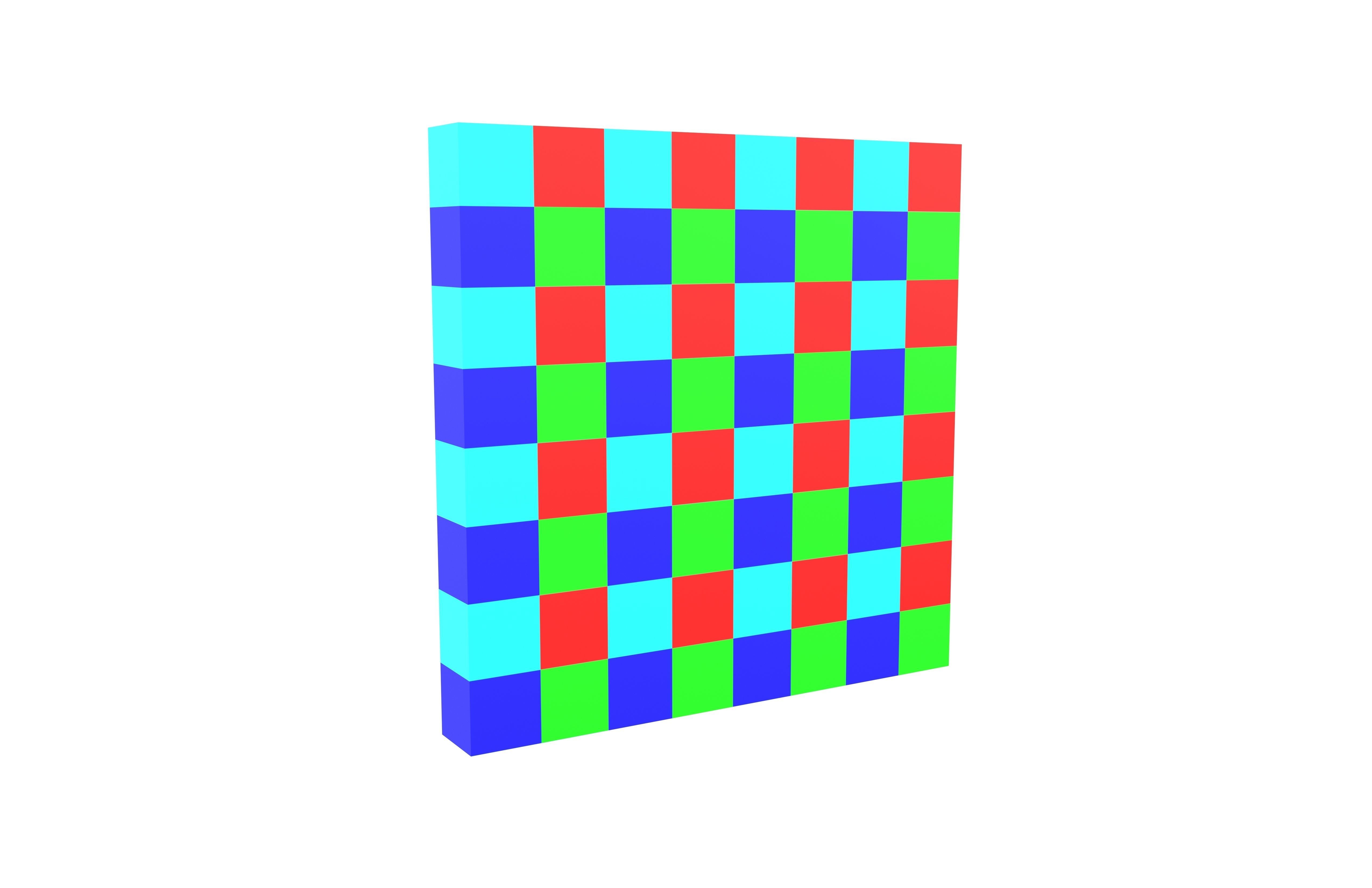 RGBE Filter Array v1 001 Low-poly 3D model_1