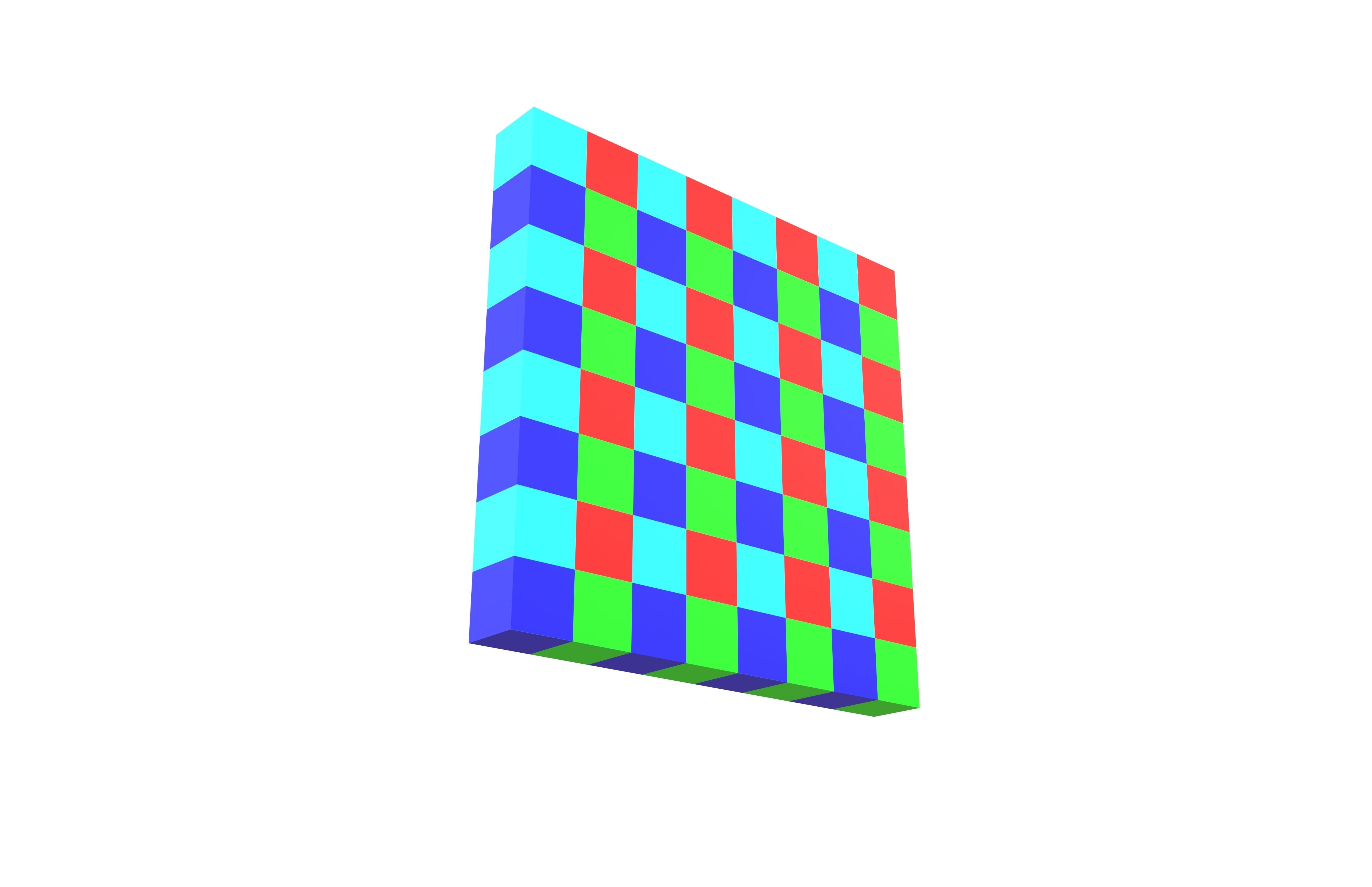 RGBE Filter Array v1 001 Low-poly 3D model_3