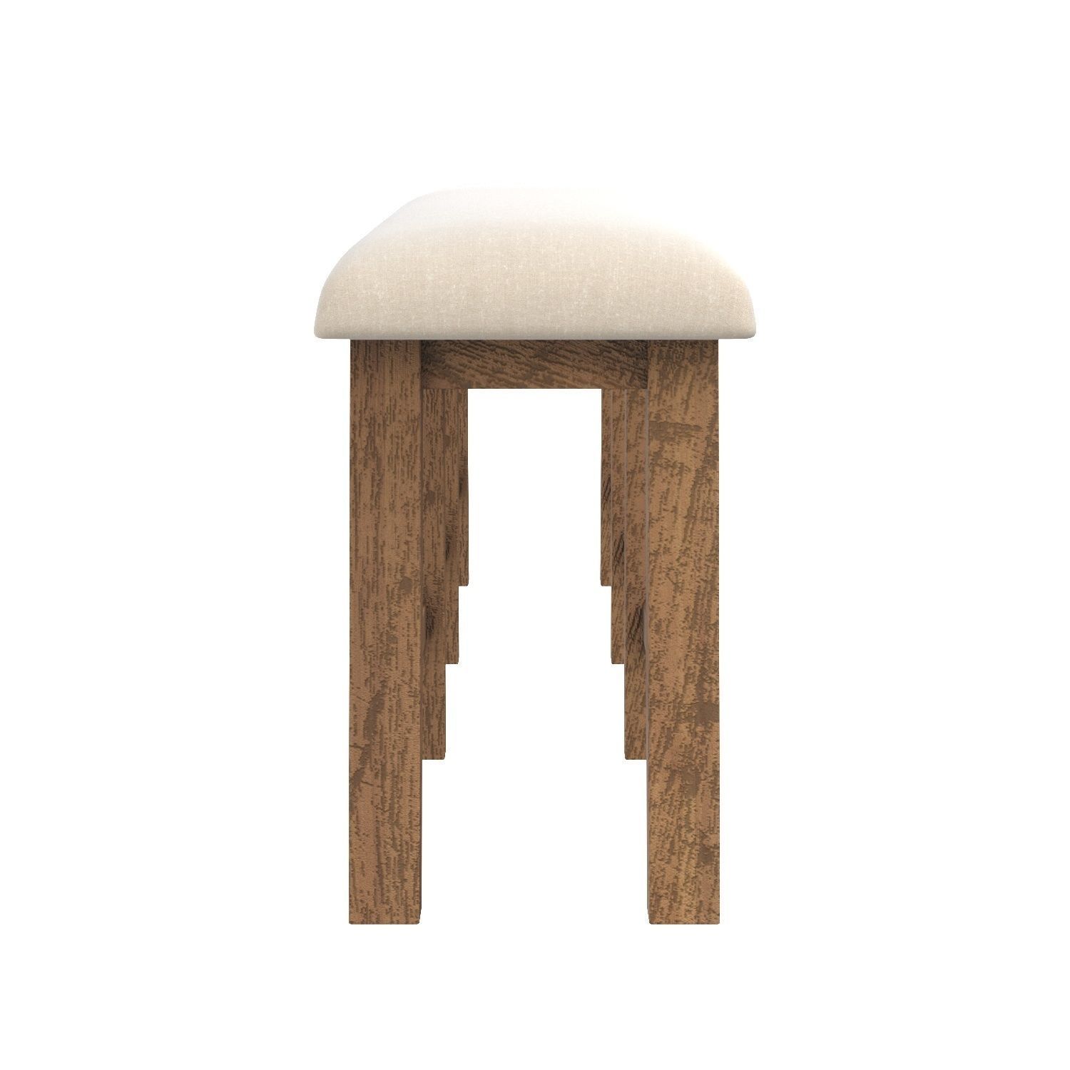 Jofran Furniture Telluride Naturally Distressed Counter Bench 3D model_1