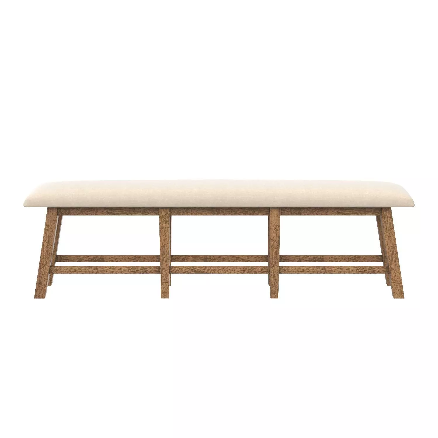 Jofran Furniture Telluride Naturally Distressed Counter Bench 3D model_0