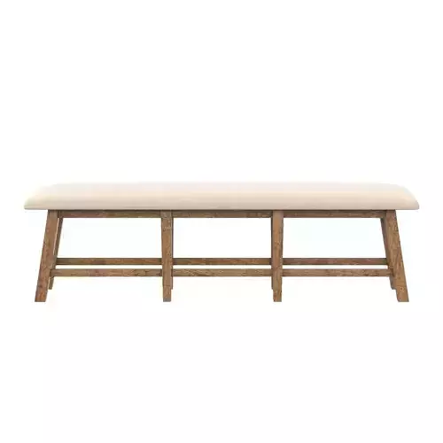 Jofran Furniture Telluride Naturally Distressed Counter Bench 3D model