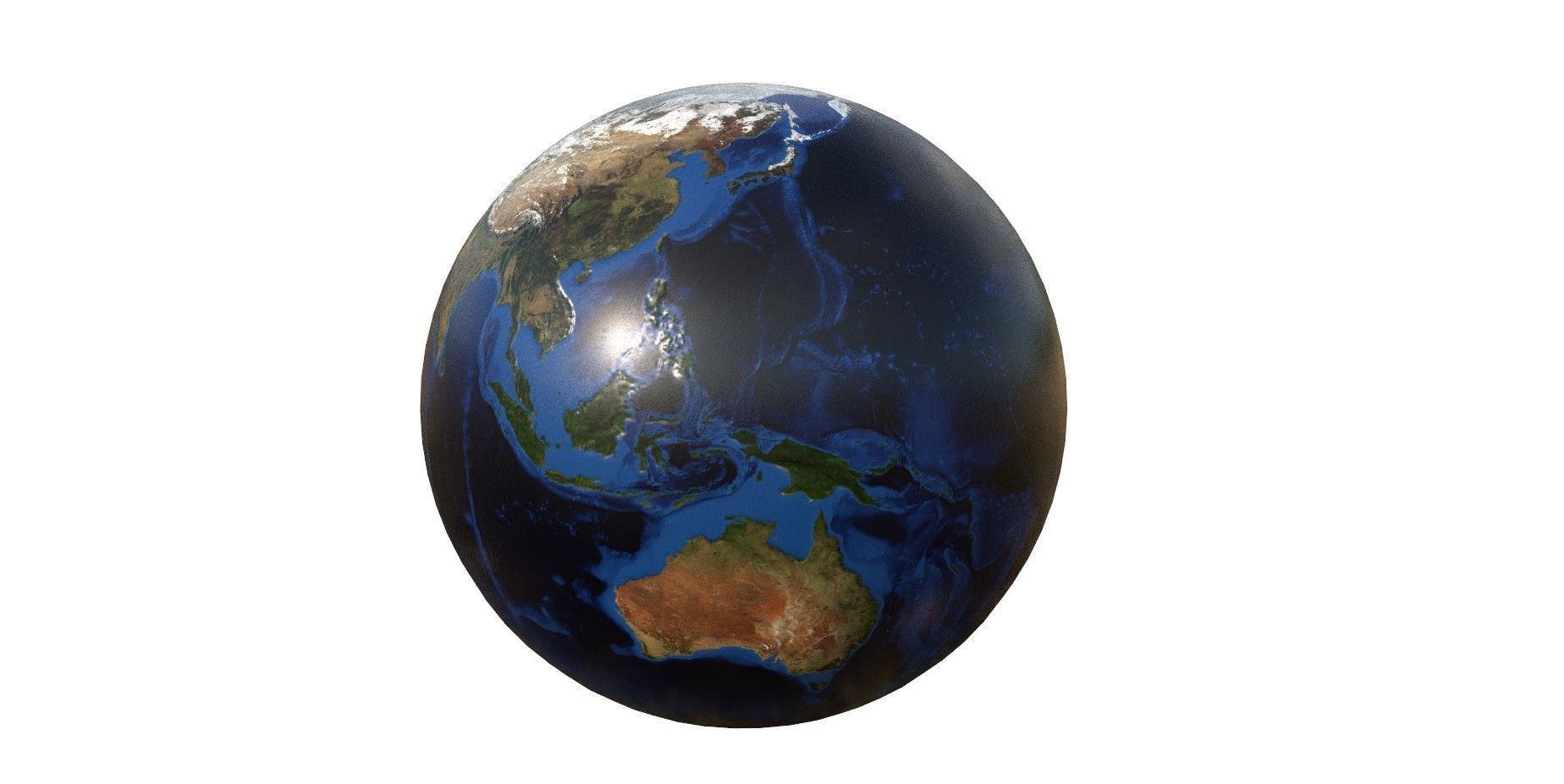 Earth 3d model globe 3D model_1