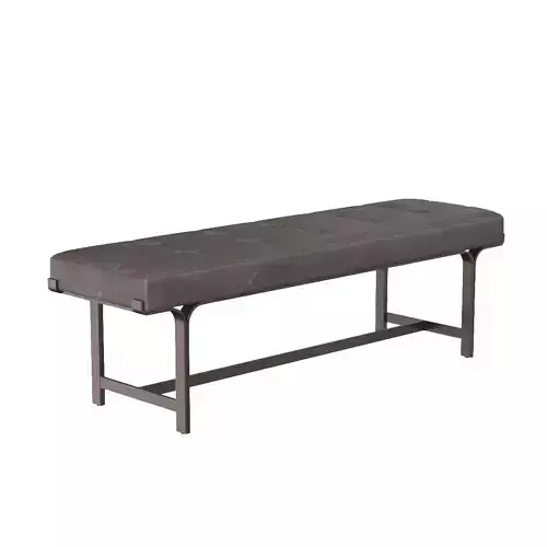 Four Hands Irondale Leather Bench Perigold