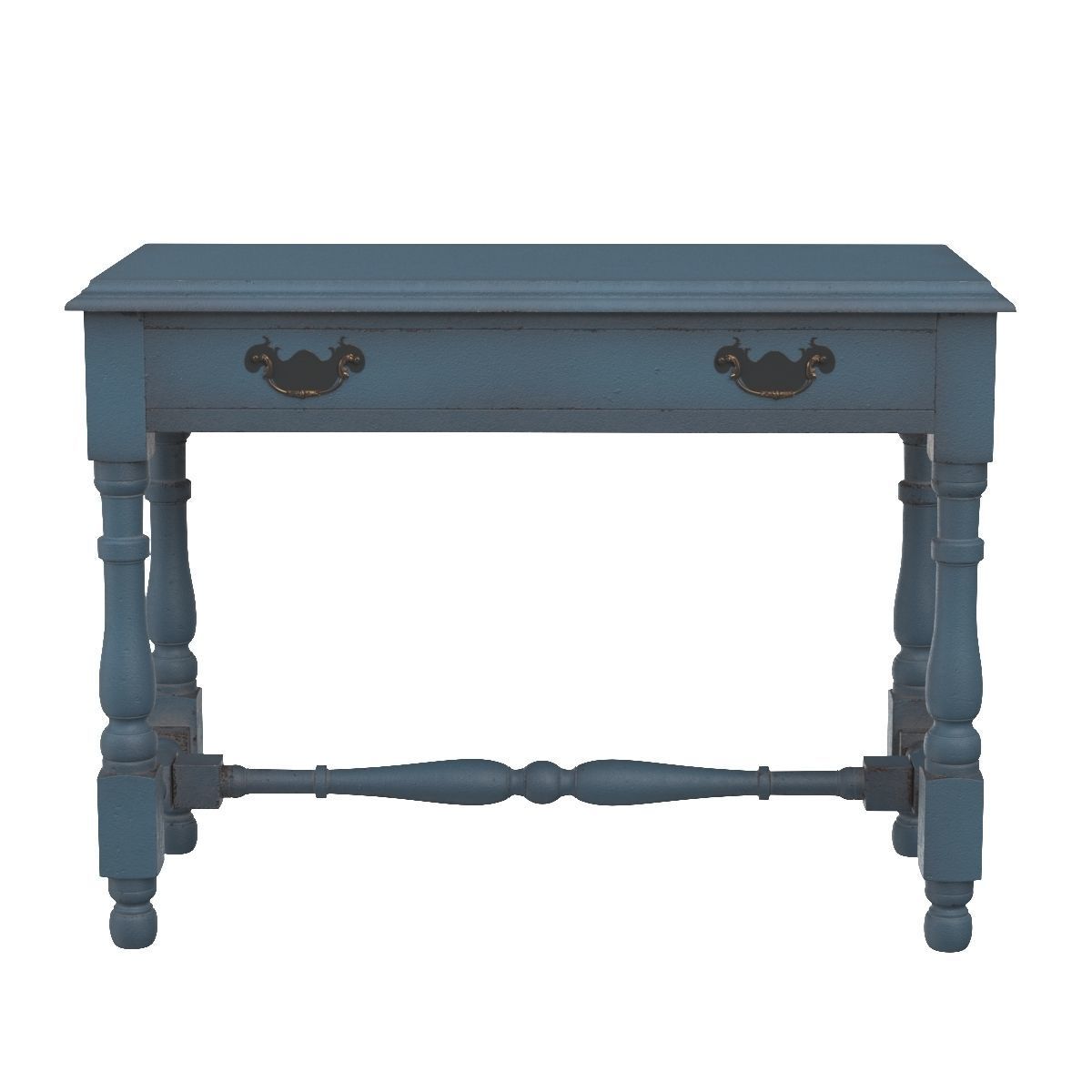 English Lamp Table 3D model_4