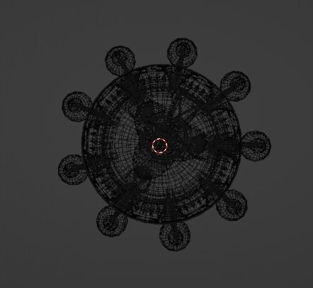 SciFi Spaceship 3D model_24