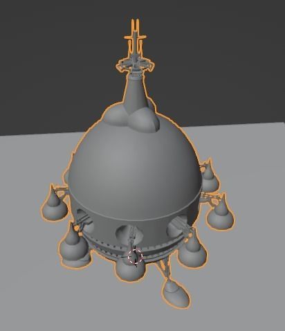 SciFi Spaceship 3D model_28