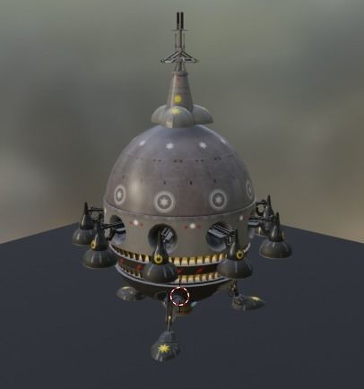 SciFi Spaceship 3D model_15