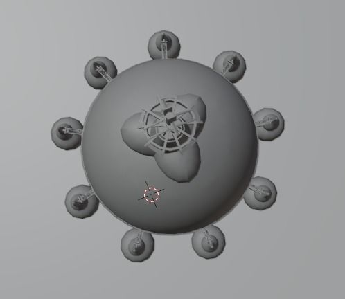 SciFi Spaceship 3D model_13