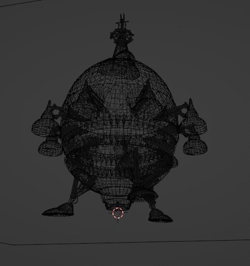 SciFi Spaceship 3D model_23