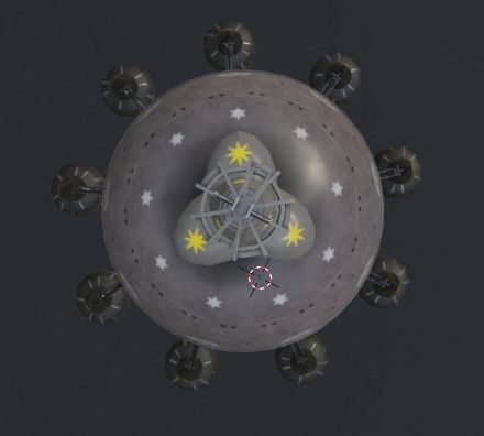 SciFi Spaceship 3D model_19