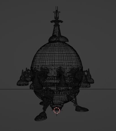 SciFi Spaceship 3D model_20