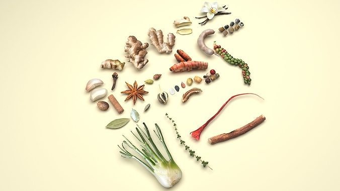 Spices Collection 3D model 2