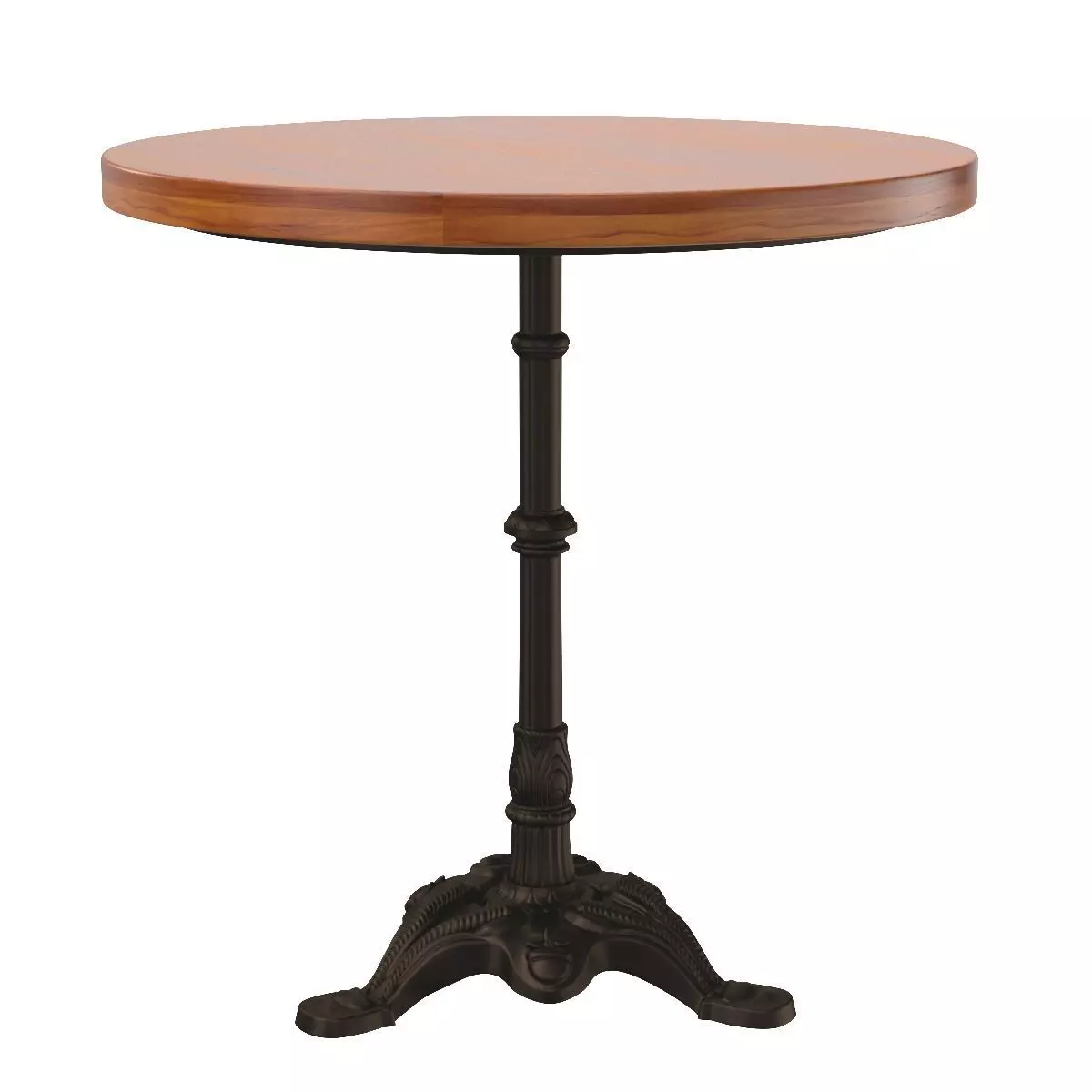 Carolina Classics Velio Mango Wood Table Top Bistro Table 3D model_0