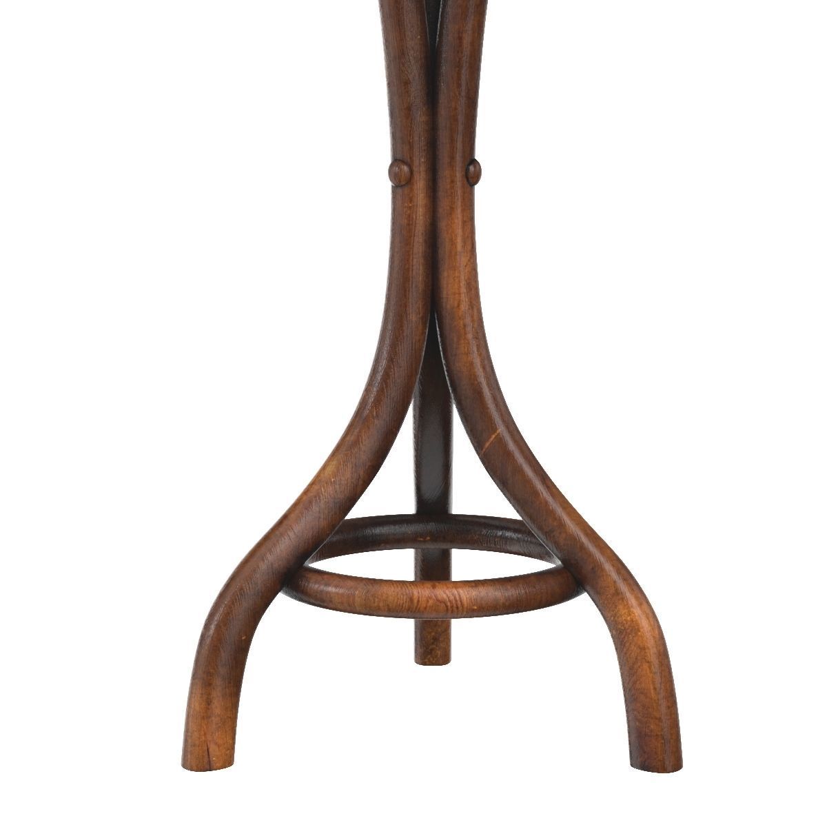 Bentwood Cafe or Bistro Table from France 3D model_3