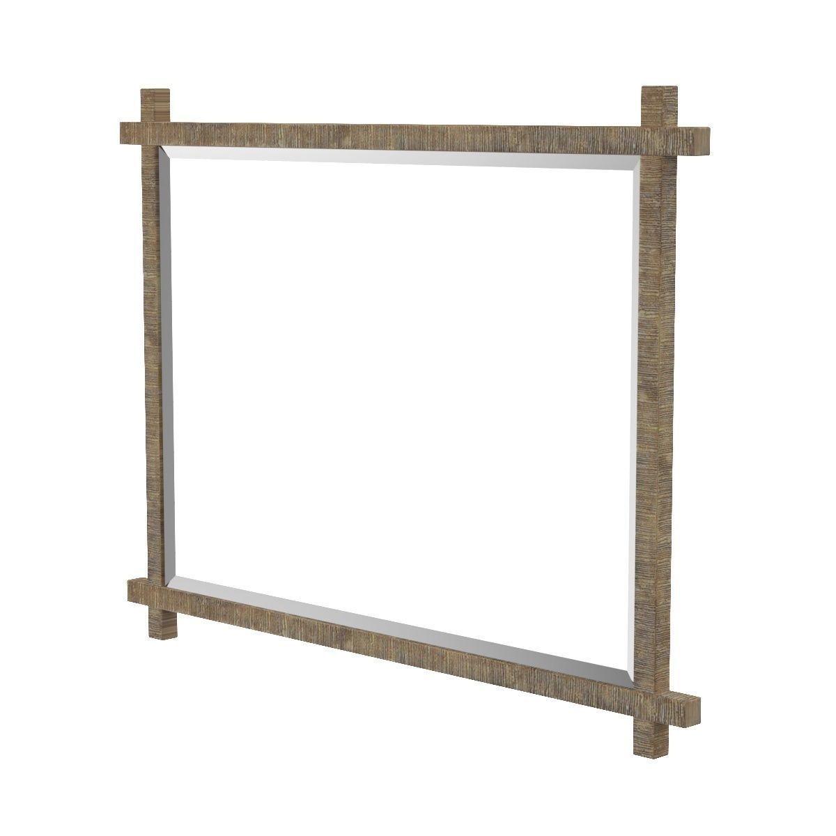 Abanu Antique Gold Vanity Mirror 3D model_2