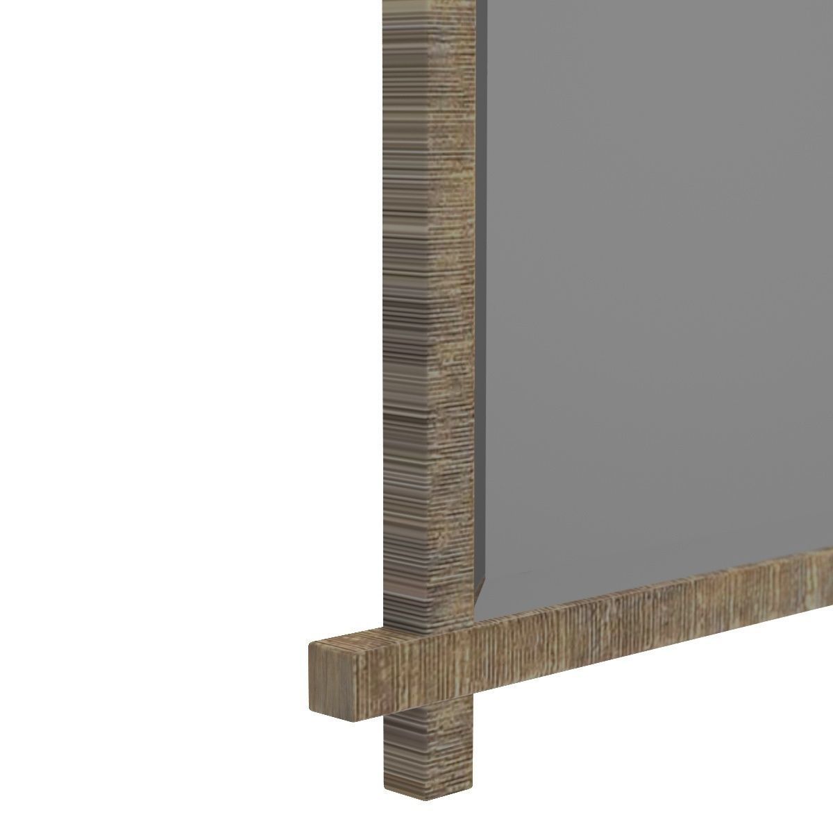 Abanu Antique Gold Vanity Mirror 3D model_3