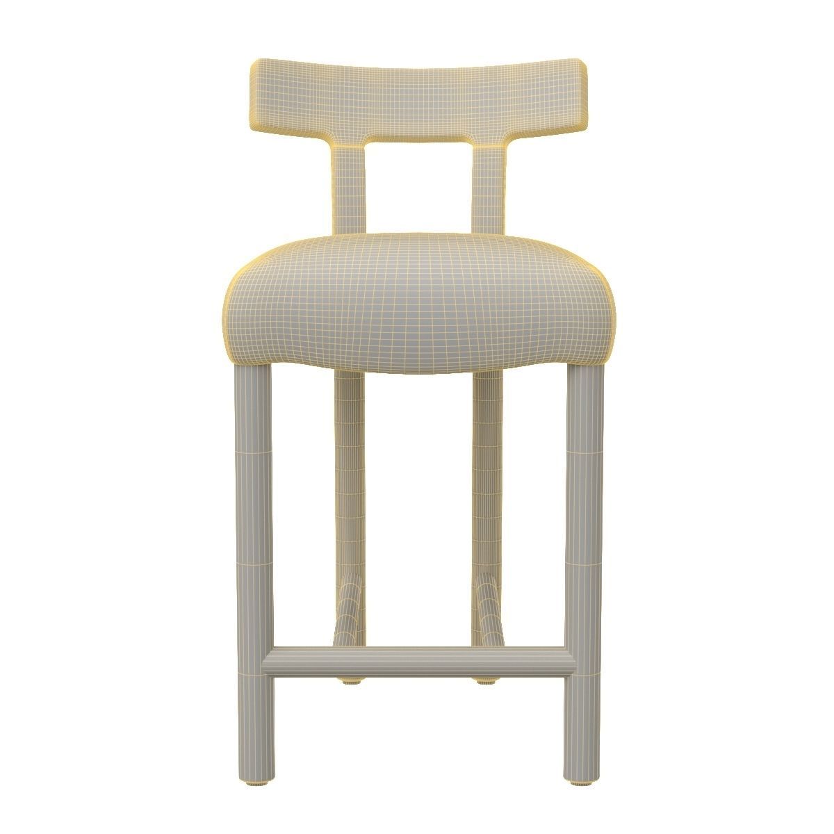 Aaron Counter Stool 3D model_5