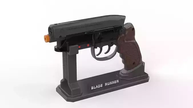 Deckards Blaster - Blade Runner - Printable 3d model - STL 3D print model