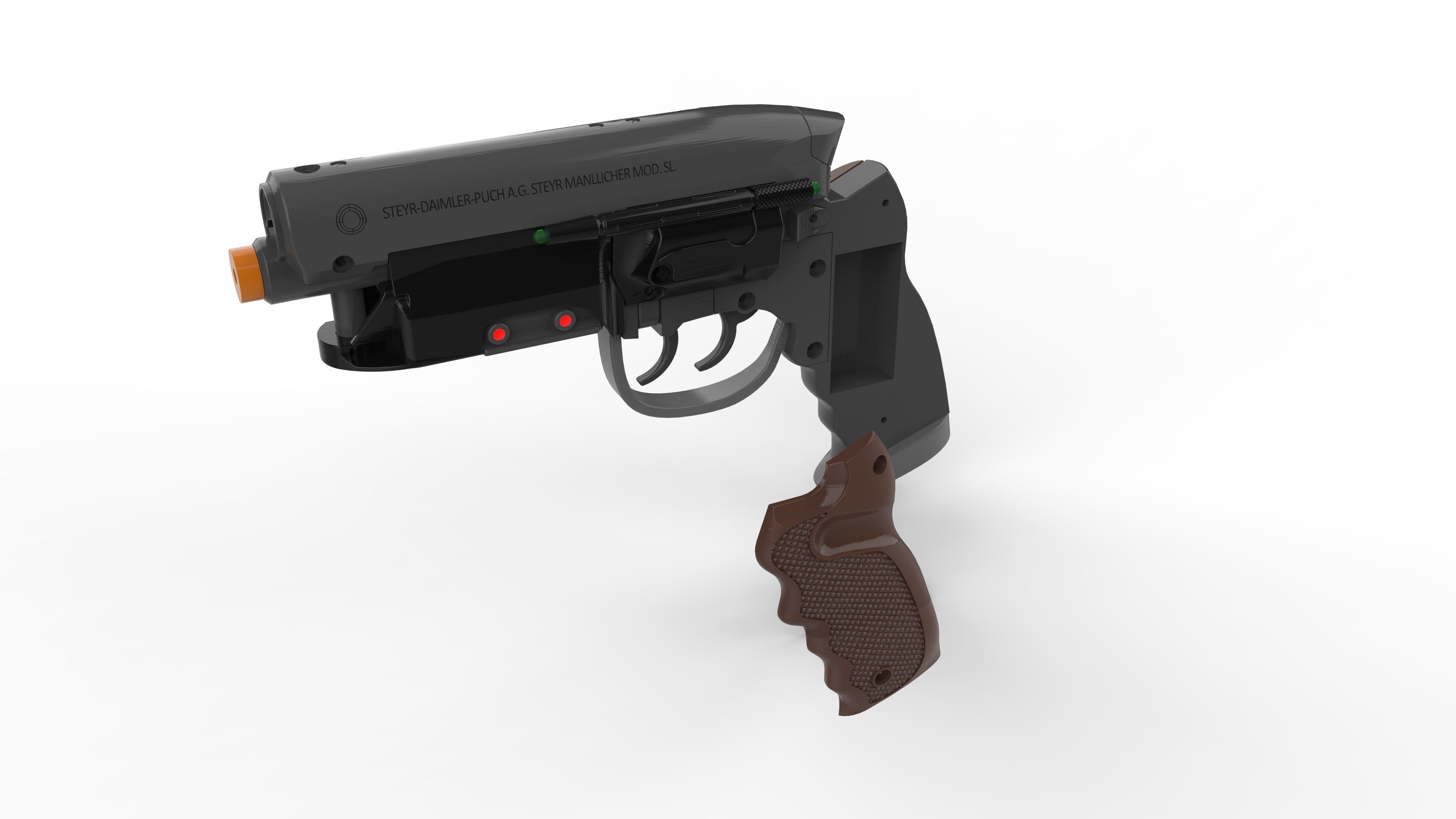 Deckards Blaster - Blade Runner - Printable 3d model - STL 3D model 3D ...
