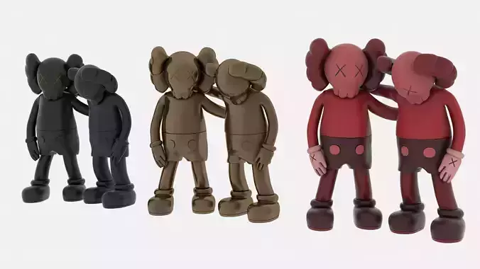 Kaws Toy 3D model