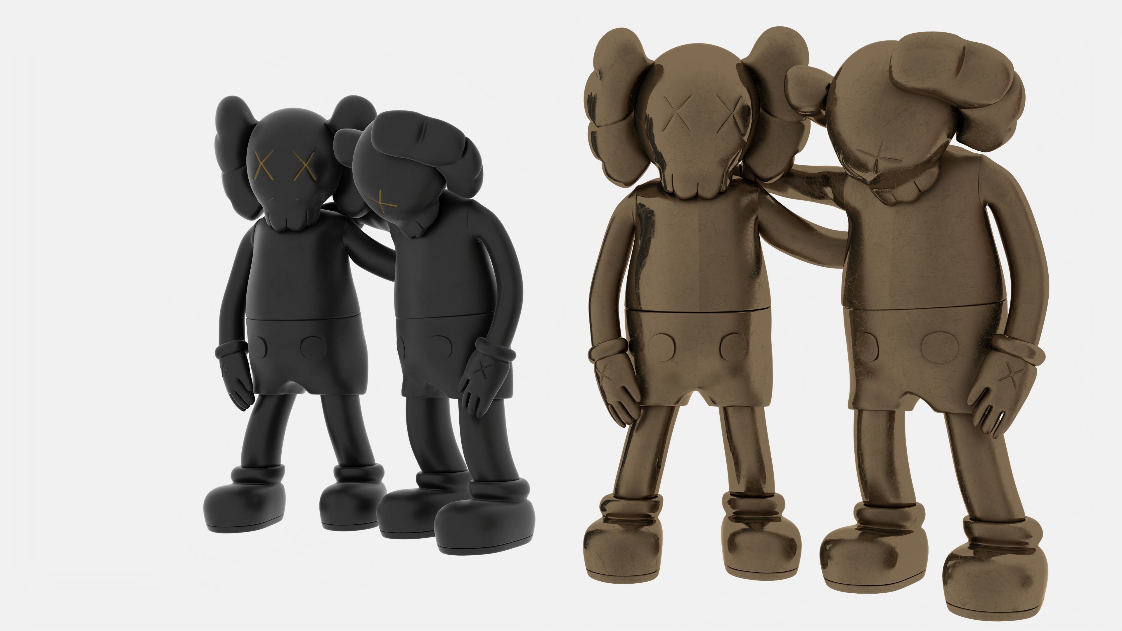 Kaws Toy 3D model_3