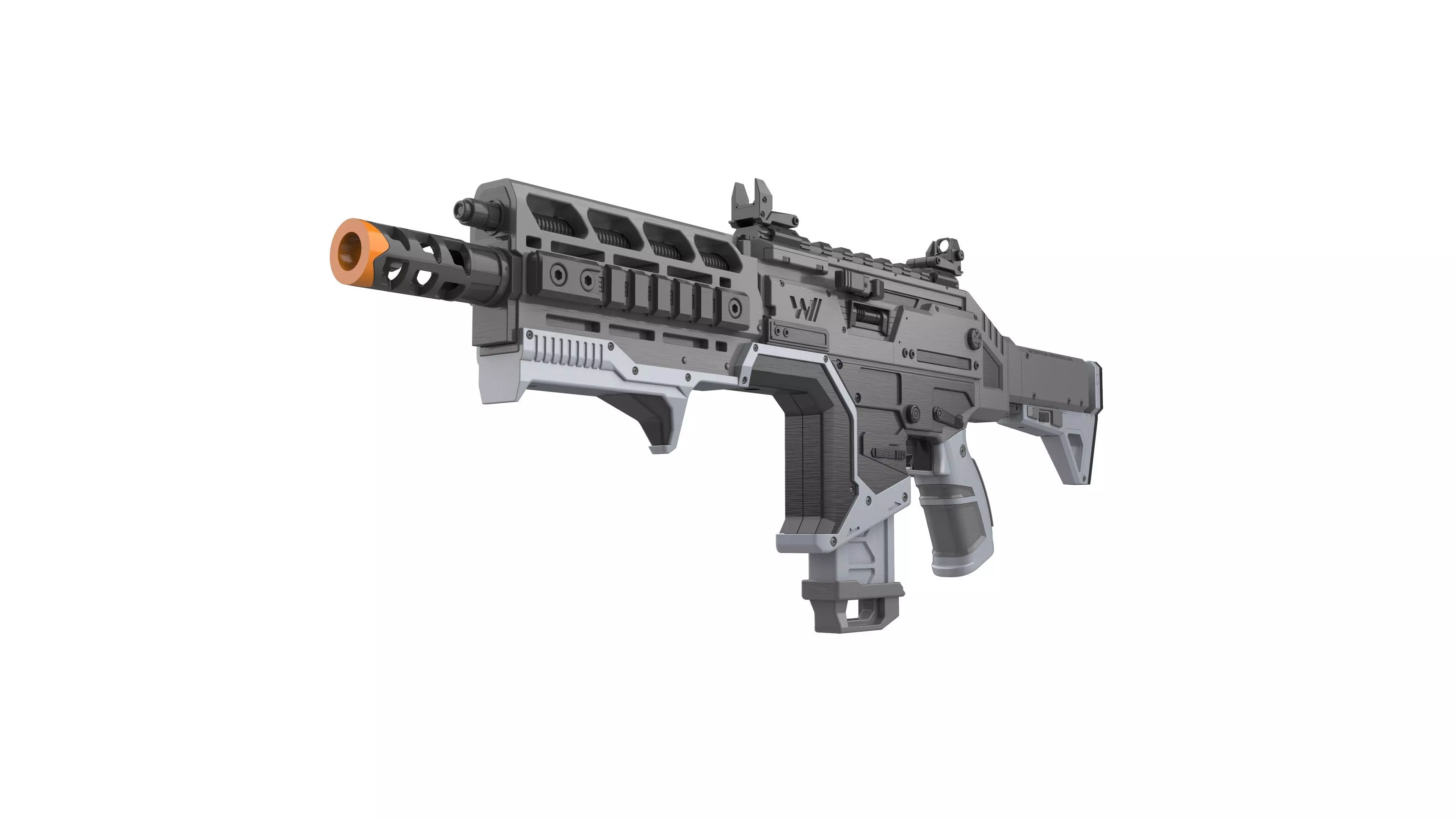 Hemlock Blaster - APEX - Printable 3d model - STL 3D print model_0