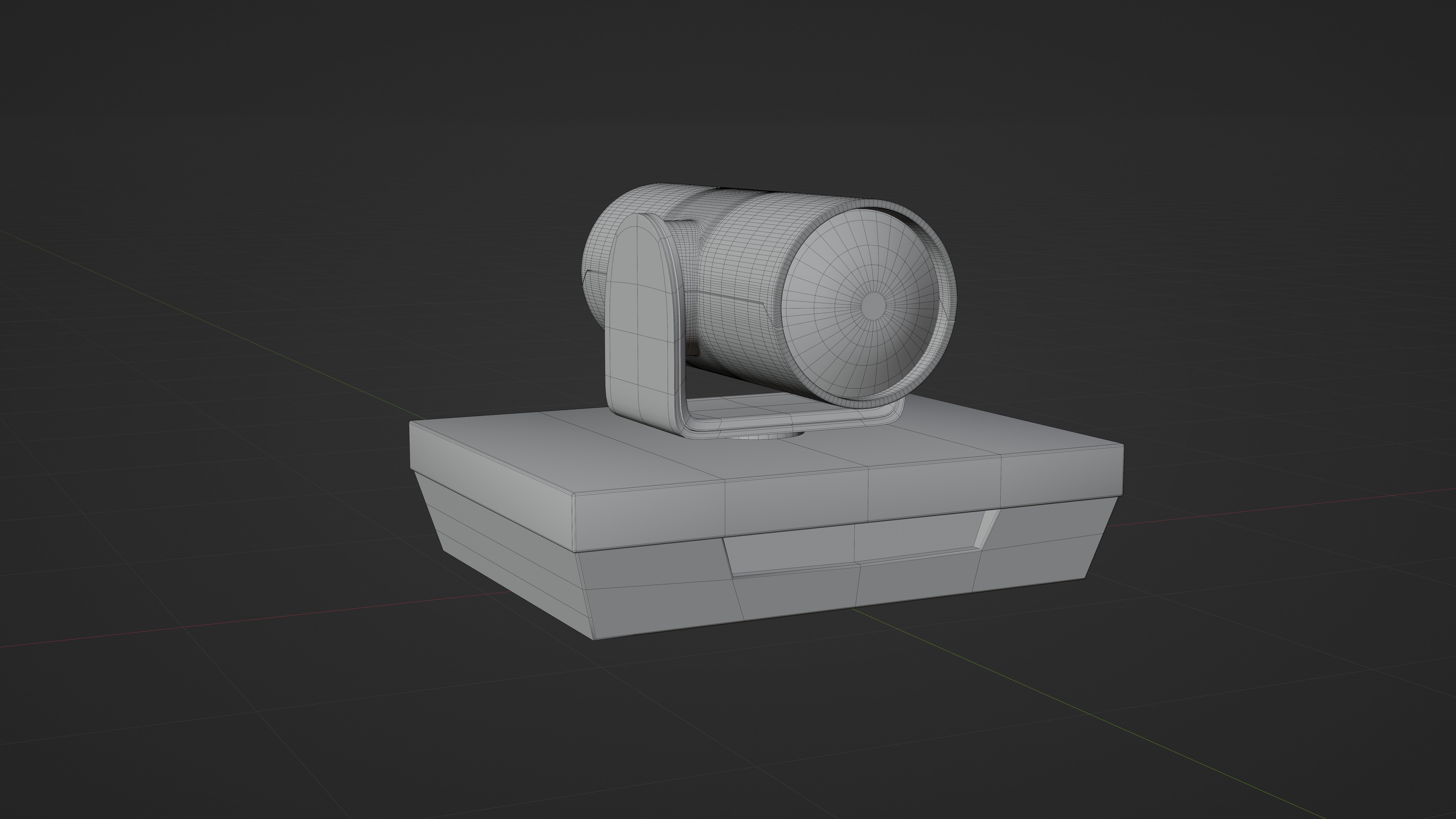 Camera PTZ Security 3D model_4