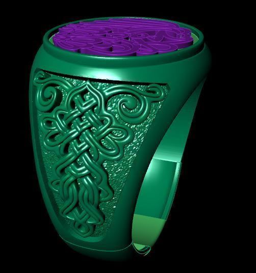 Kalma Rings 3D print model_3