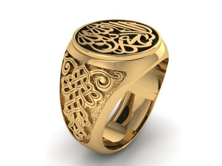 Kalma Rings 3D print model_1
