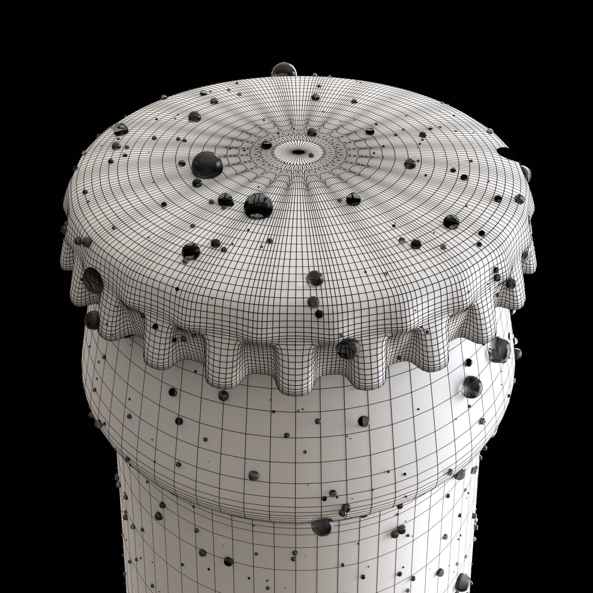 Beer Bottle 3D model_6