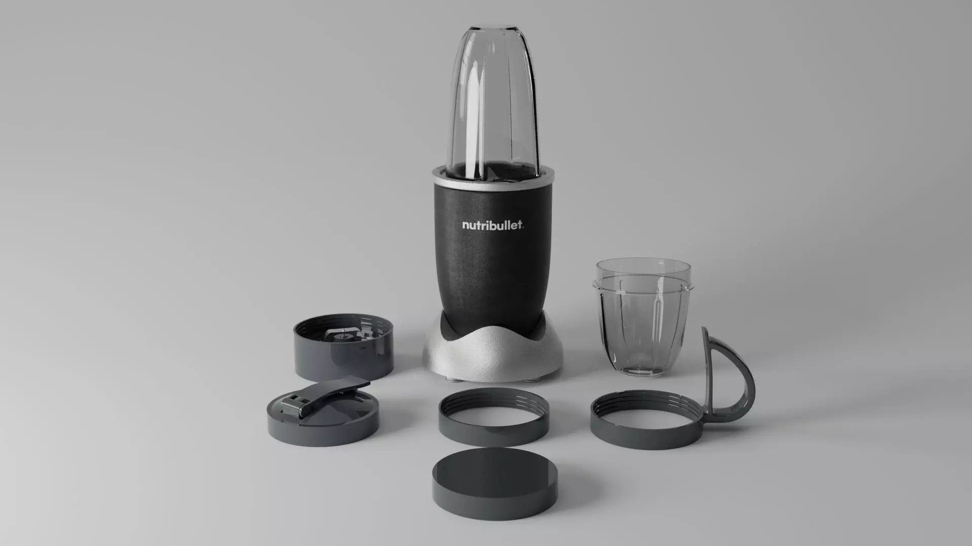 Blender Nutribullet 3d Low-poly 3D model