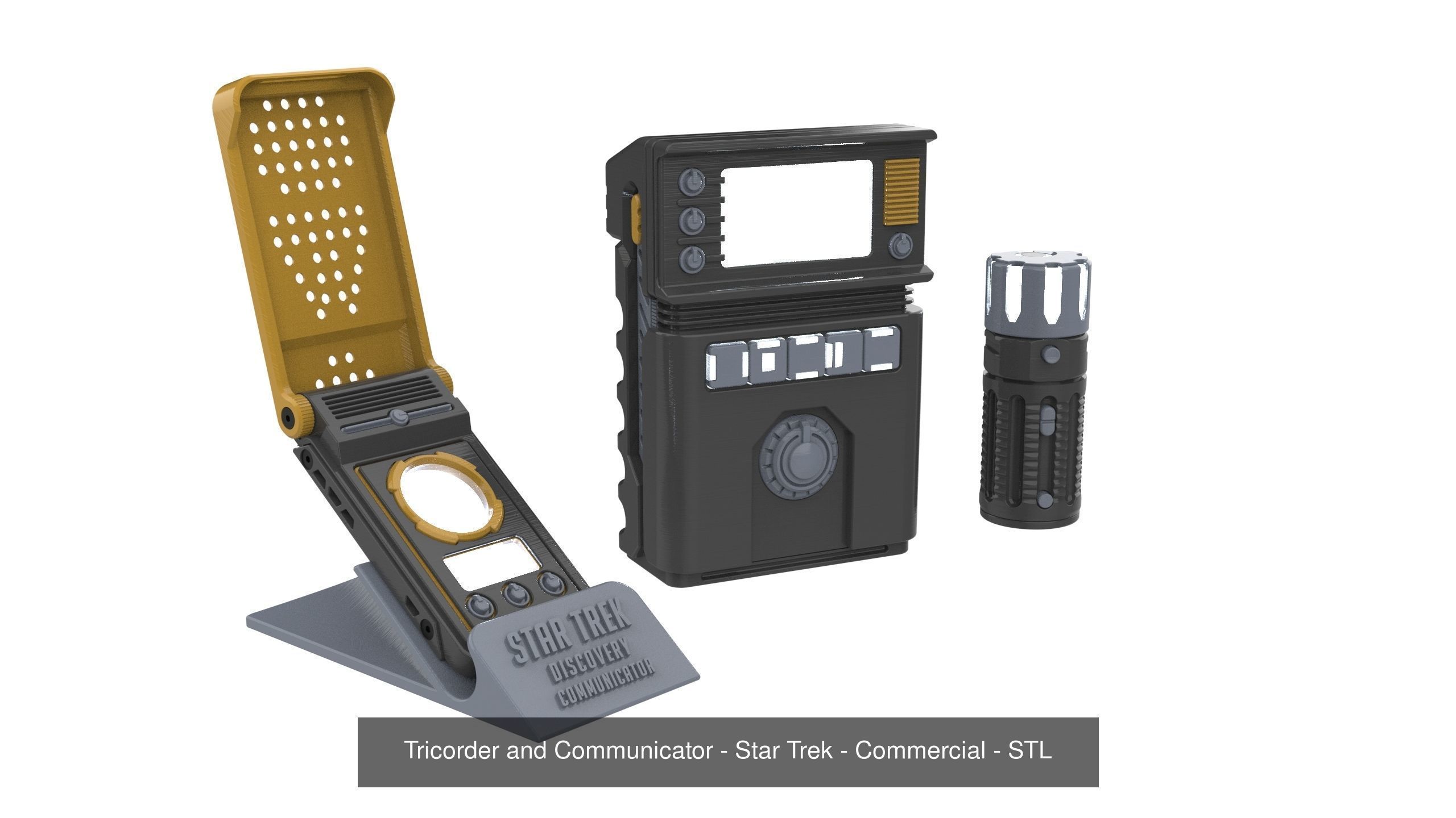 Star Trek - Part 1 - 11 Printable models - STL - Commercial 3D Model Collection_2
