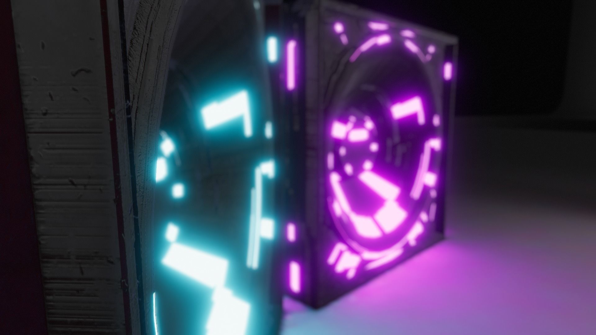 Banana Speakers v3 - Futuristic Low-poly 3D model_5