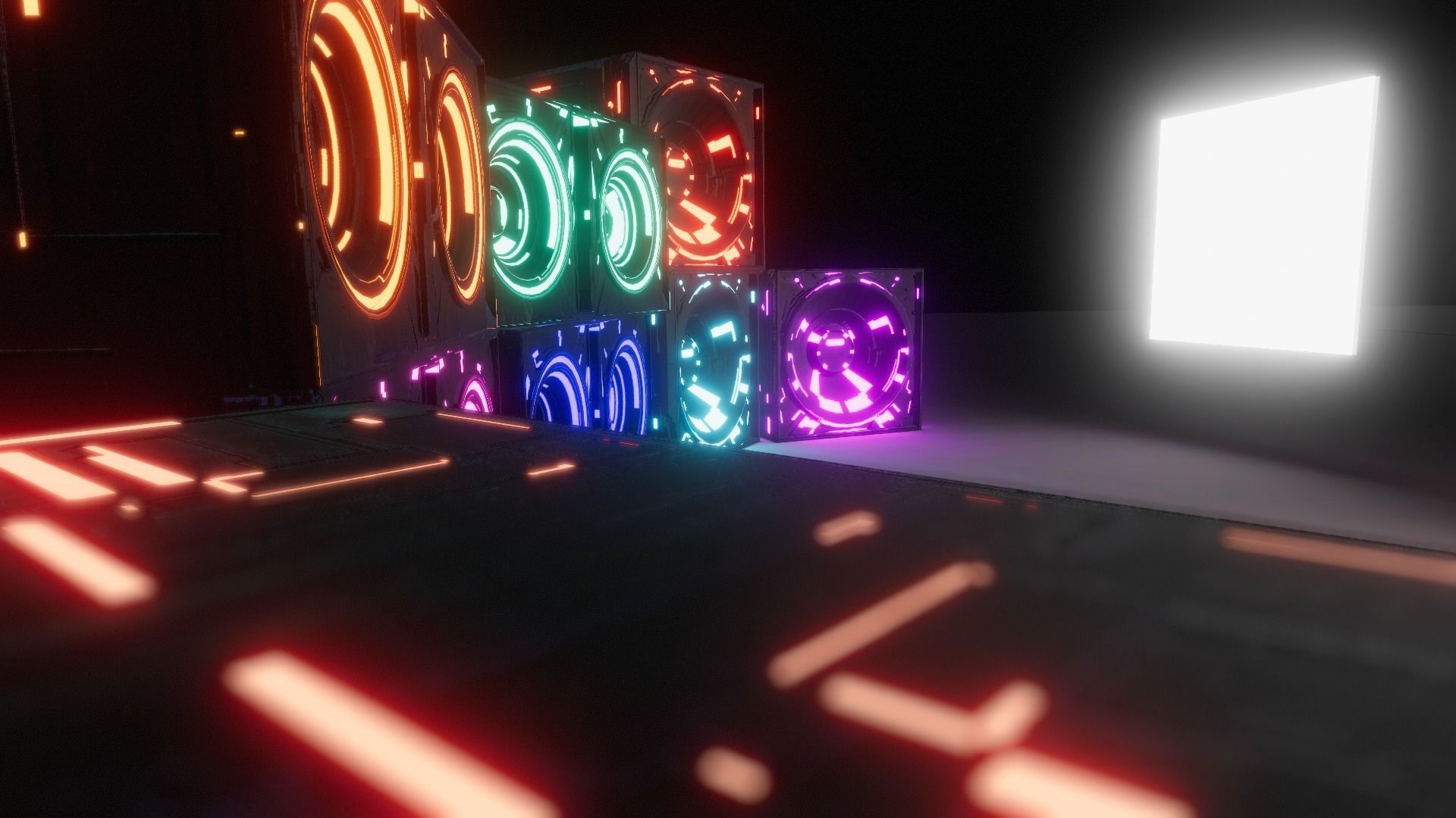 Banana Speakers v3 - Futuristic Low-poly 3D model_7