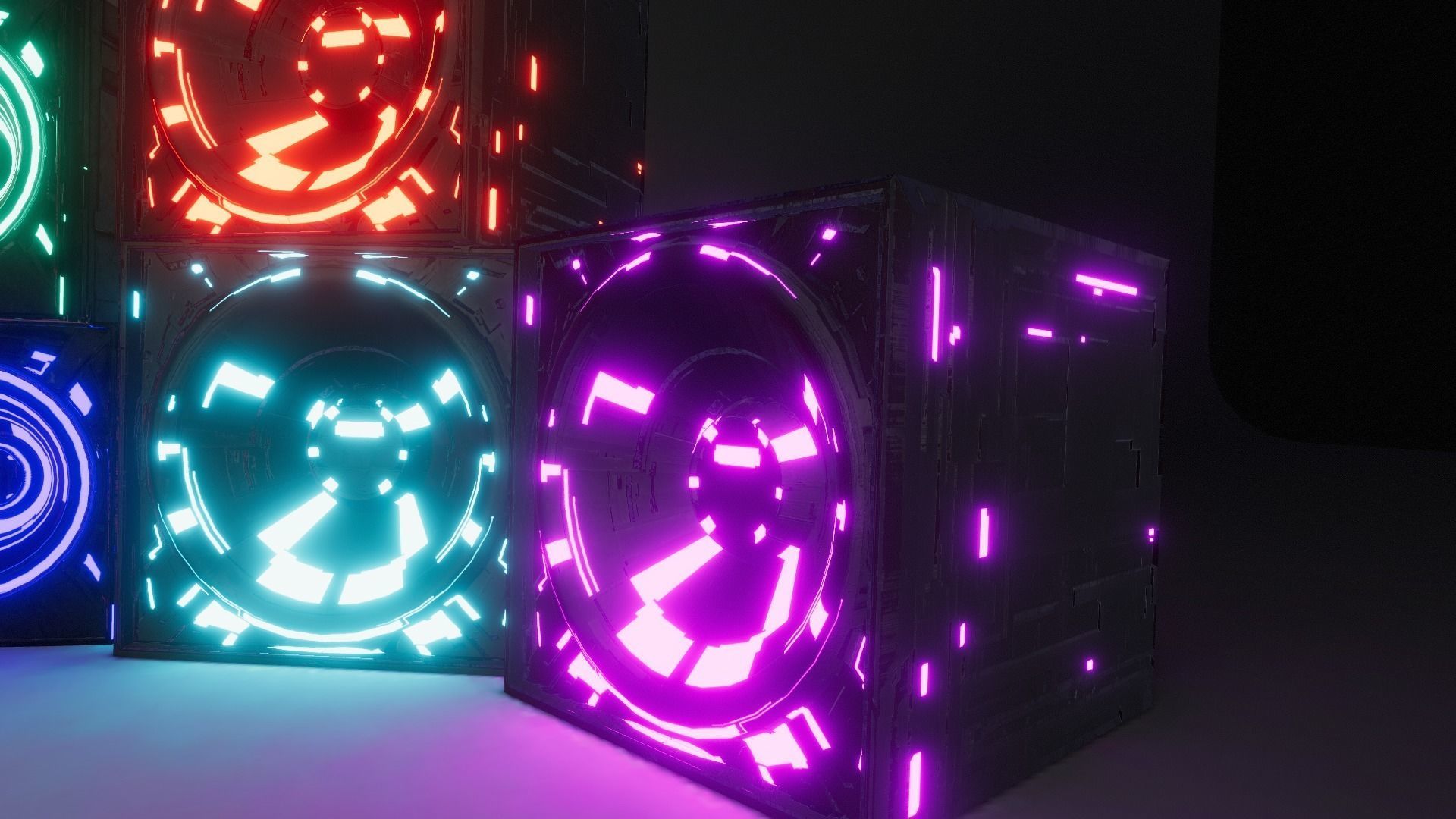 Banana Speakers v3 - Futuristic Low-poly 3D model_6