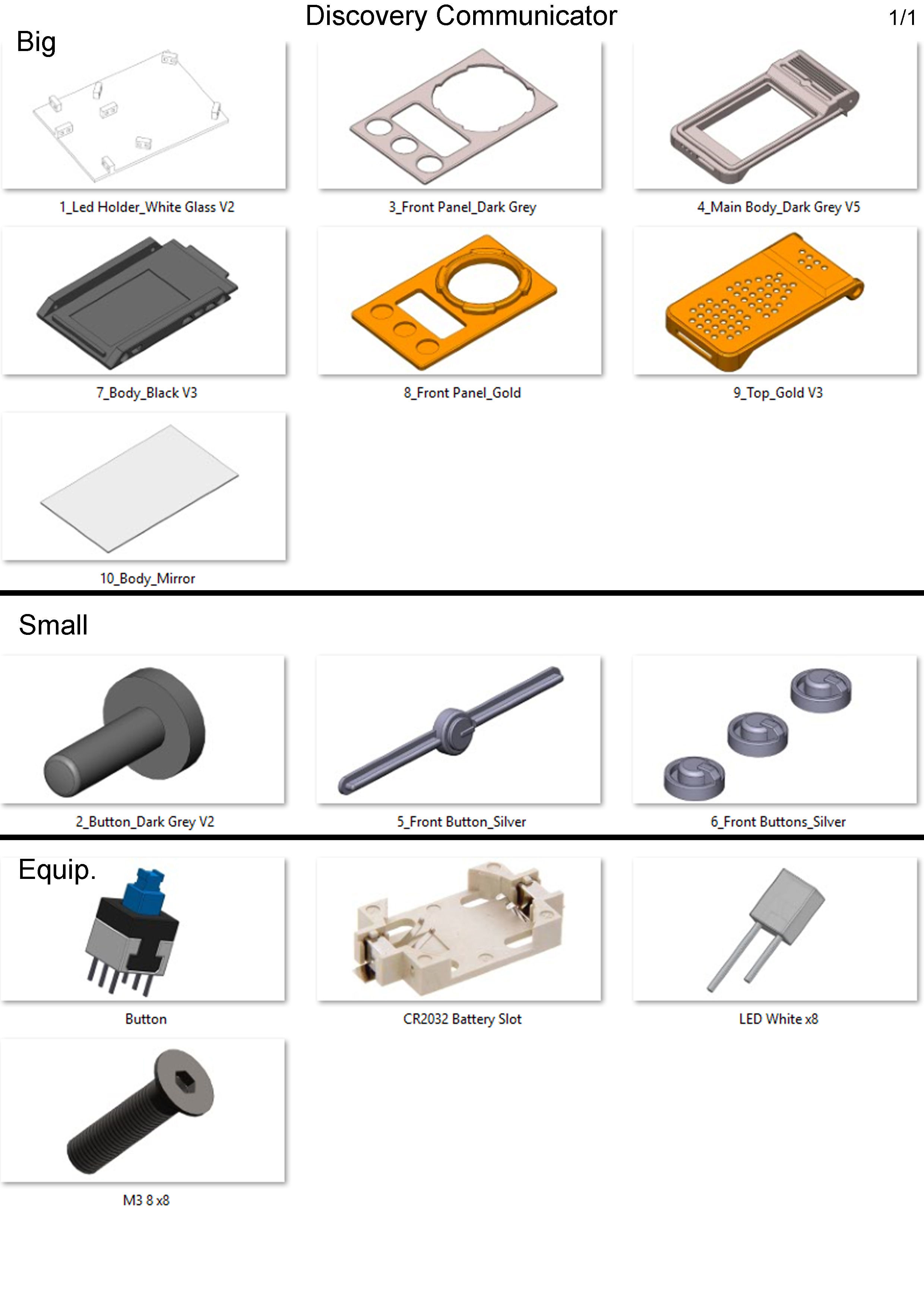  Tricorder and Communicator - Star Trek - Commercial - STL 3D print model_23