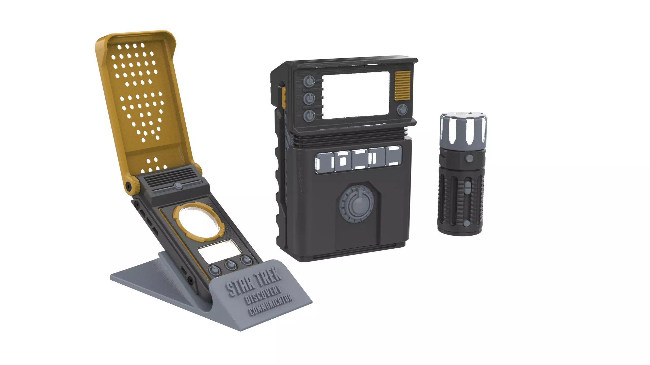  Tricorder and Communicator - Star Trek - Commercial - STL 3D print model_0