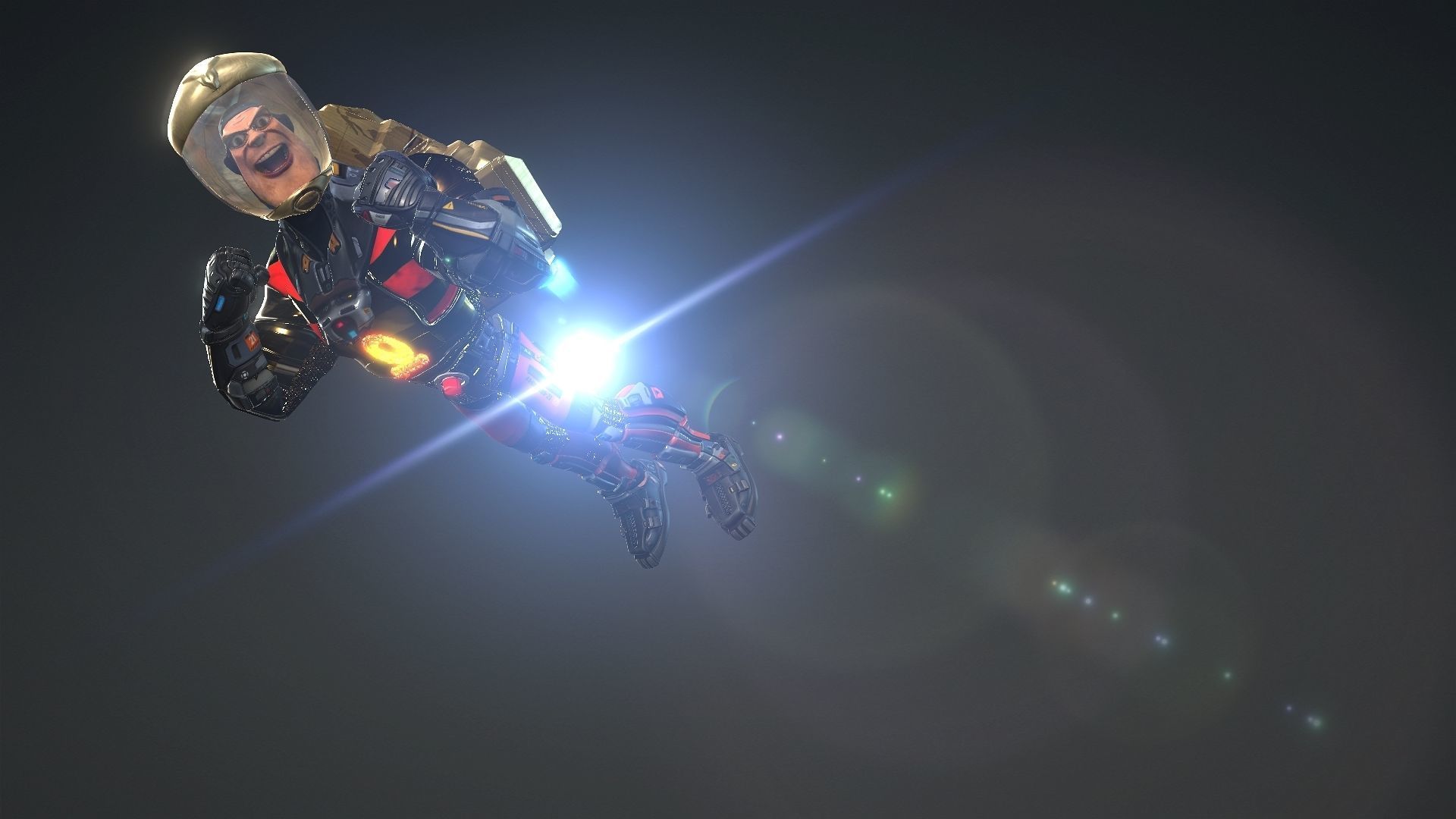 Space Hero High quality character full Rigged and Animated 3D model_5