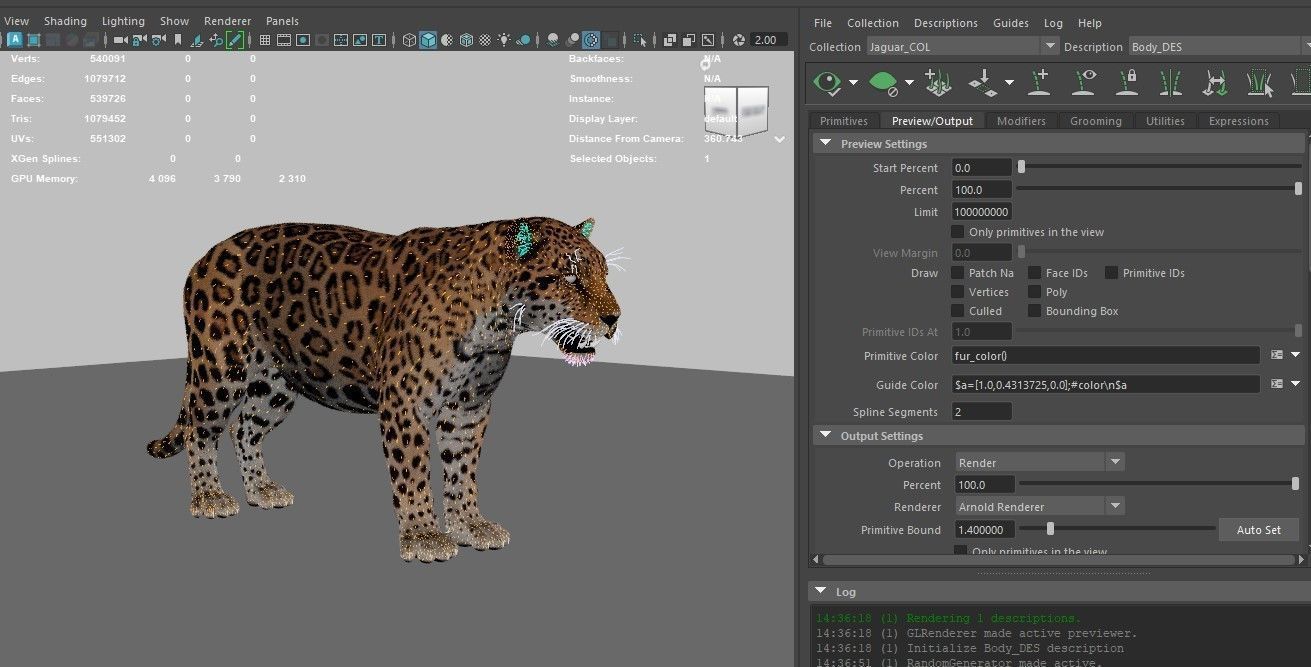 Jaguar For Production 3D model_60